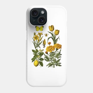 Yellow Botanicals Phone Case