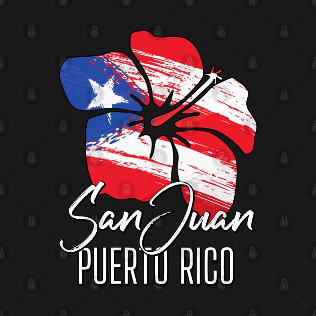 San Juan Puerto Rico Puerto Rican Pride Flag Amapola by hudoshians and rixxi