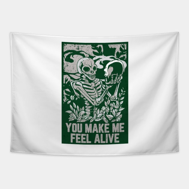 You Make Me Feel Alive Tapestry by Uwaki