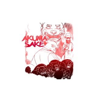 Akuma Sake,"The Druken Demon" T-Shirt