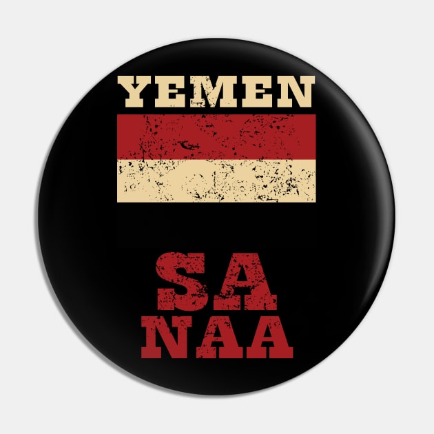 Flag of Yemen Pin by KewaleeTee