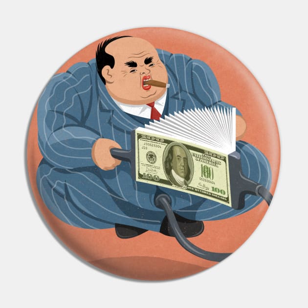 Banker Bellows Pin by John Holcroft