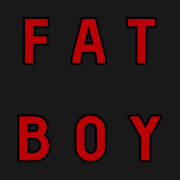 Fat boy red and black bold by Captain-Jackson