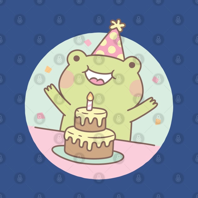 Cute Frog Birthday Party And Cake by rustydoodle