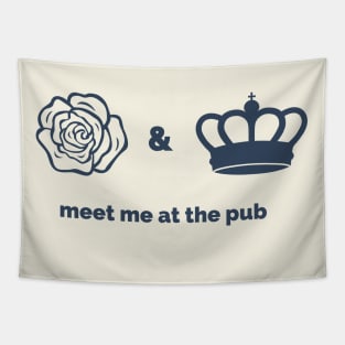 Meet Me At The Rose & Crown Tapestry