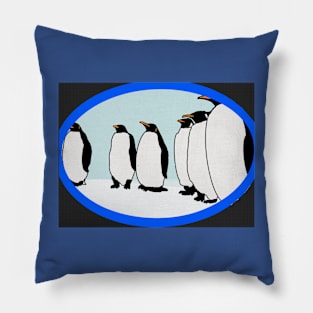 Vinnie's Penguins Pillow