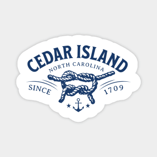 Cedar Island, NC Beach Knot Summer Vacation Magnet