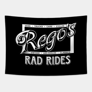 Rego's Rad Rides Tapestry