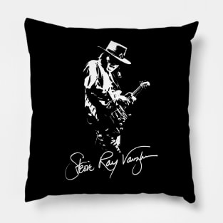 Stevie Ray Vaughan Fan Art Design Pillow