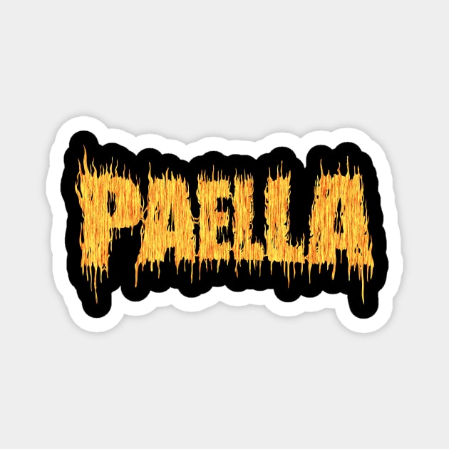 paella fire Magnet by manuvila