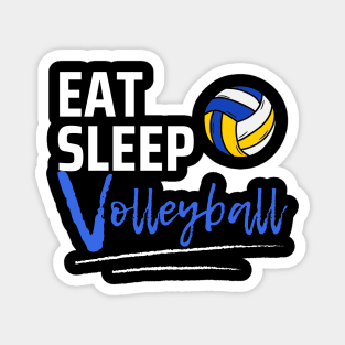 Eat Sleep Volleyball Magnet