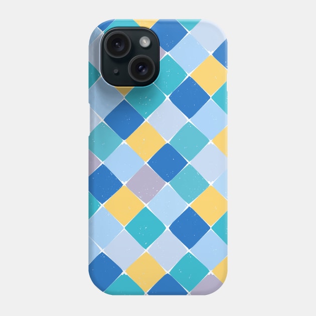 Pocket - Summer Swimming Pool Terrazo Tiles Yellow Phone Case by ninoladesign