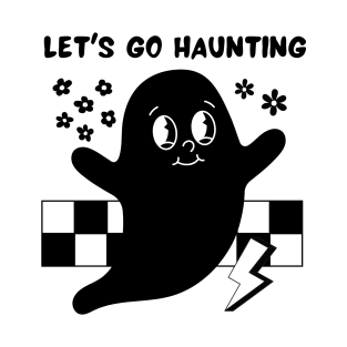 Cute Retro Halloween Ghost T-Shirt