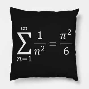 Sum Of Inverse Squared Numbers - Math And Algebra Basics Pillow