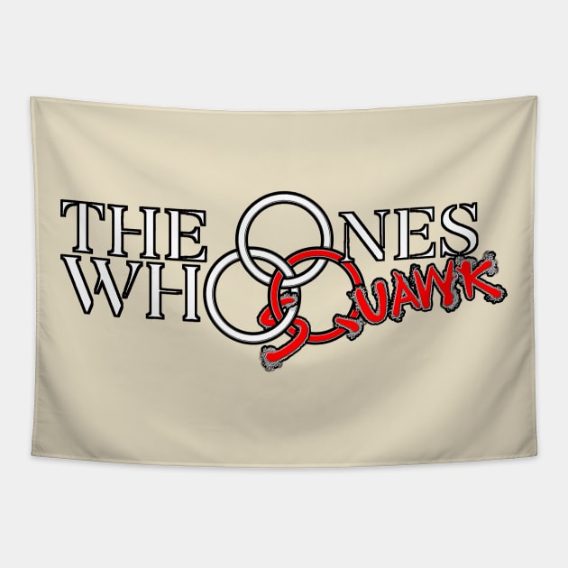 The Ones Who Live LOGO Tapestry by SQUAWKING DEAD