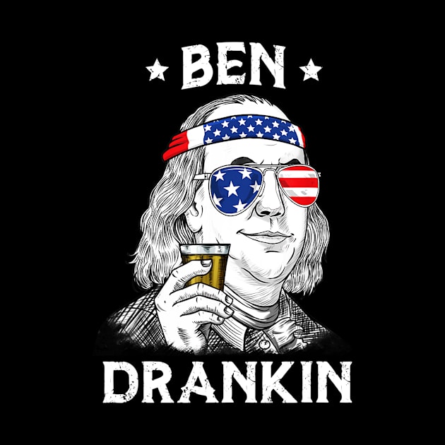 4th Of July Ben Drankin Benjamin Franklin by Haley Tokey