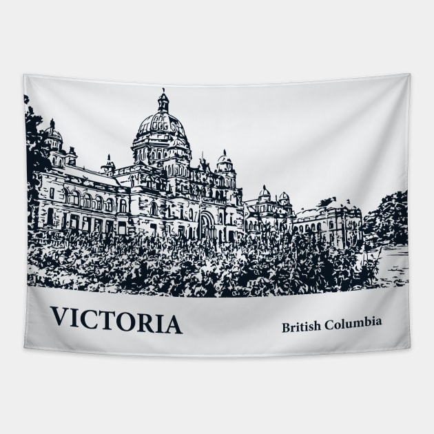 Victoria - British Columbia Tapestry by Lakeric