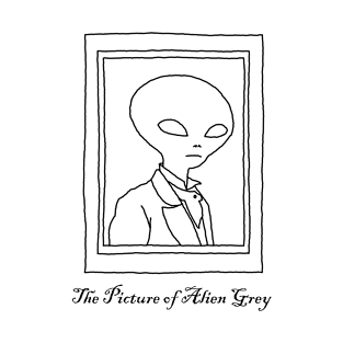 The Picture of Alien Grey T-Shirt