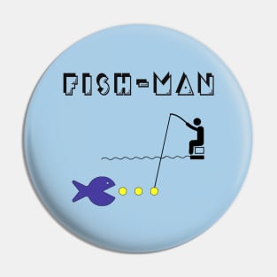 Fish - Man Pin