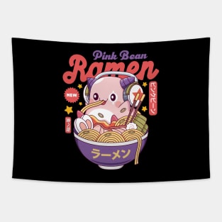 Pink Bean Ramen Kawaii Tapestry