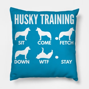 Husky Training Husky Dog Tricks Pillow