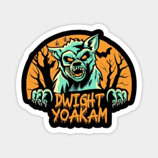 Dwight Yoakam Werewolf Halloween Magnet