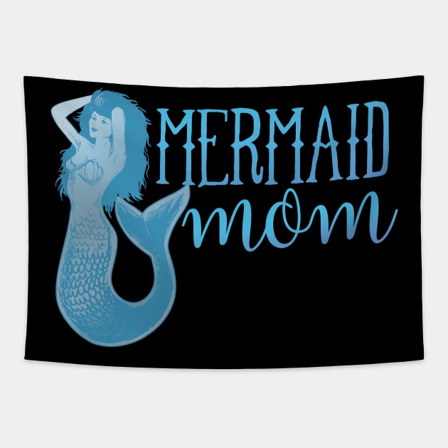 Mermaid Mom Tapestry by Eugenex