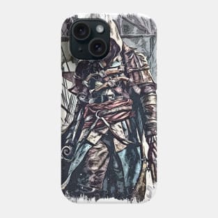 Pirate king of the seas / Fan Art Abstract Portrait Phone Case