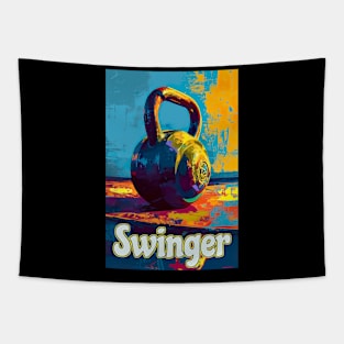 Kettlebell Swinger Tapestry