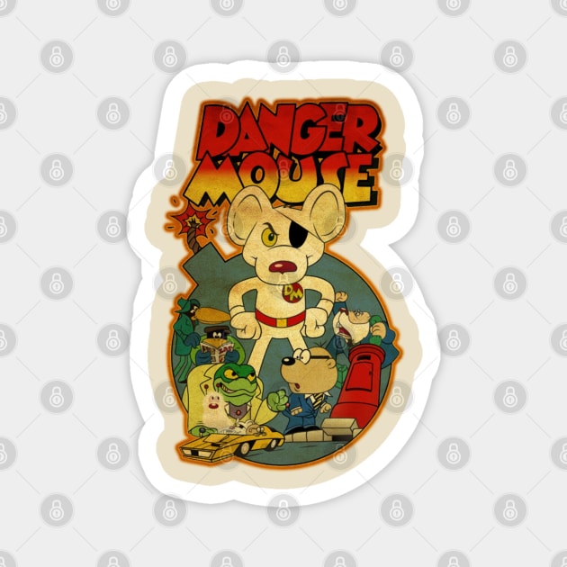 Vintage Danger Mouse Magnet by PENDLETON