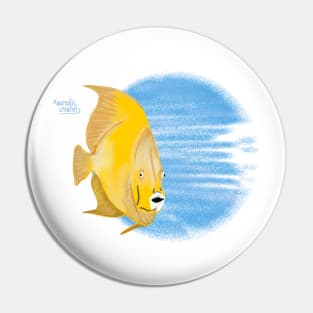 Selfie fish Pin