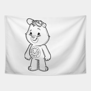 caring handsome bear Tapestry