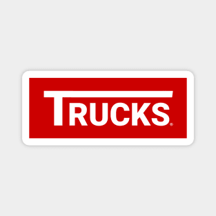 Trucks - Vans Parody Magnet