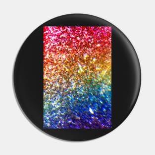 Rainbow glitter with prism effect Pin