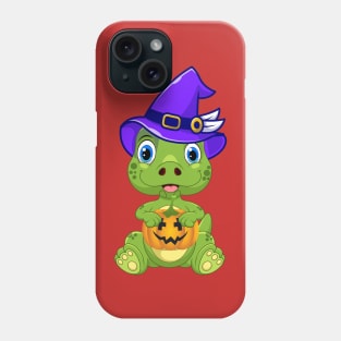 Cute Baby Dinosaur Ready For Halloween Phone Case