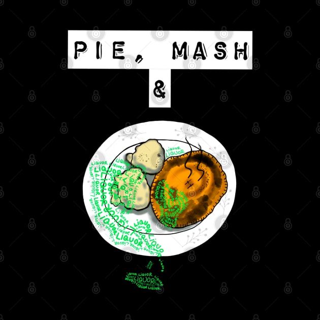 London Pie, Mash and Liquor Cockney Food by EmmaFifield