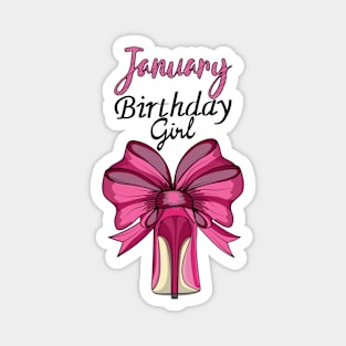 January Birthday Girl Magnet