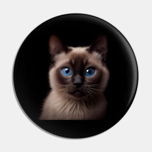 Siamese Cat - A Sweet Gift Idea For All Cat Lovers And Cat Moms Pin