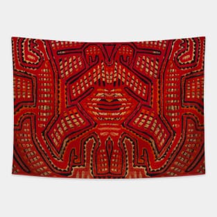 Cuna Folk Art Shaman Tapestry