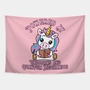 Powered by Unicorns and Quantum Mechanics Tapestry