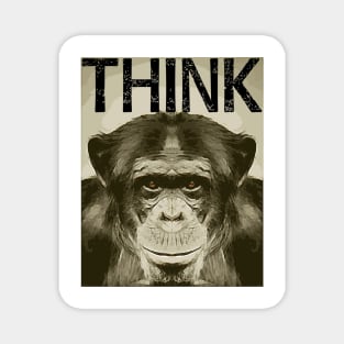 Think Monkey Magnet