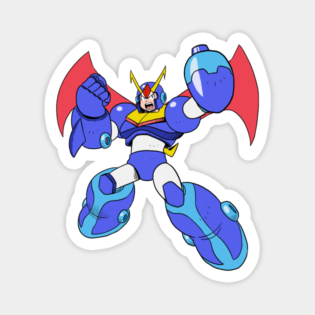 HYPER MEGAMAN Magnet by IanDimas