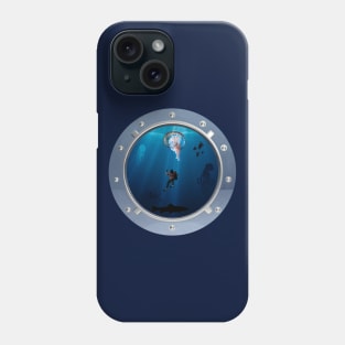 Deep Dive Parachuting Phone Case