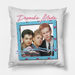 Depeche Mode // 80s Retro Fan Aesthetic Pillow