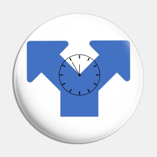 A Fork In Time (No Words Logo) Pin