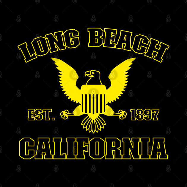 Long Beach California Long Beach CA by TeeLogic