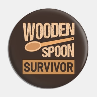 Wooden Spoon Survivor Pin