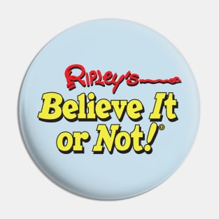 Ripley's Believe It Or Not Pin