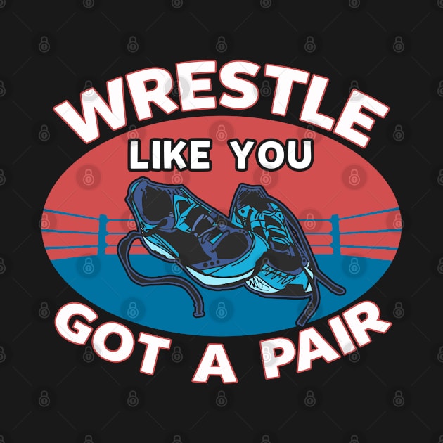 wrestling Women Men Funny Gifts by lateefo