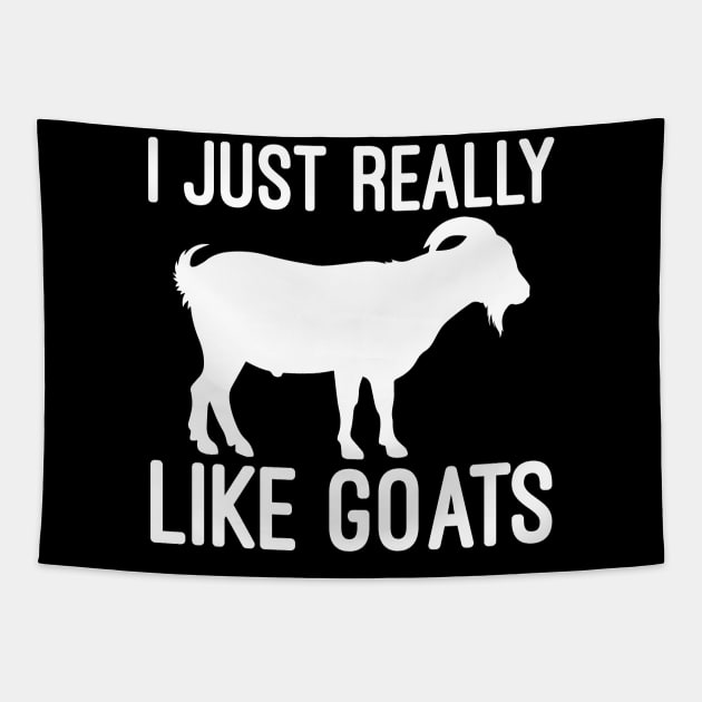 I just really like goats Tapestry by mdshalam